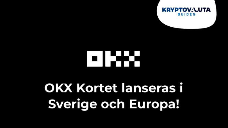 OKX lanserar kryptokort i Sverige och Europa för att underlätta kryptobetalningar