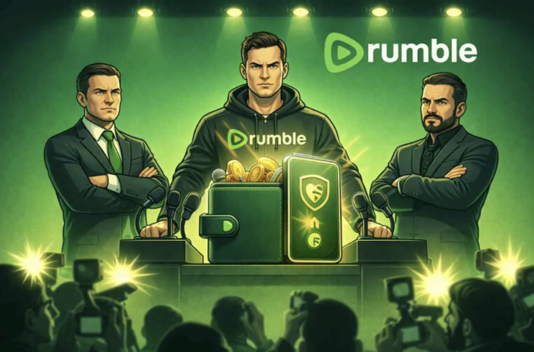 Rumble lanserar krypto wallet för direkta betalningar till influencers
