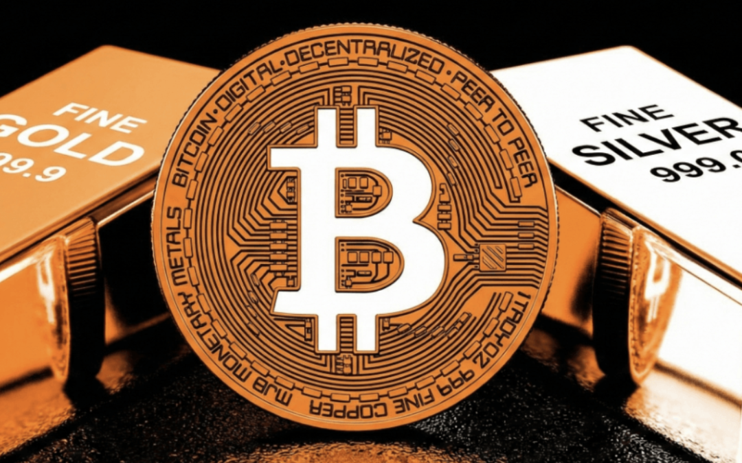 Guld och silver slår nya rekord och bitcoin tappar…