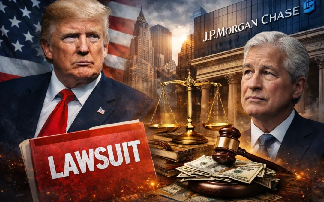 Donald Trump stämmer världens största bank på $5 miljarder…