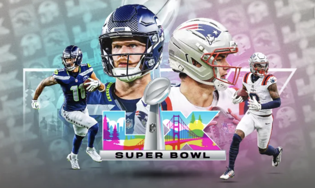 Super Bowl 2026: Starttider och bästa oddsen på vinnare i natt