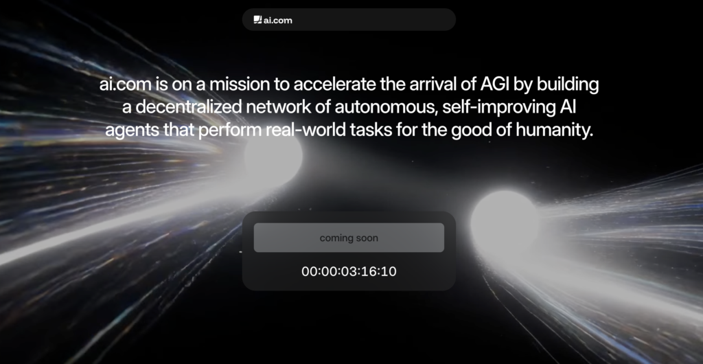 Nu lanseras ai.com - autonoma AI-agenter för att påskynda AGI