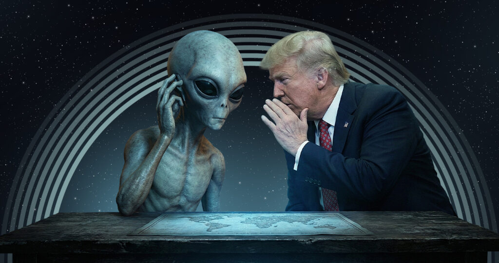 Polymarket Odds: 18% chans att Trump avslöjar allt om UFO fenomenet