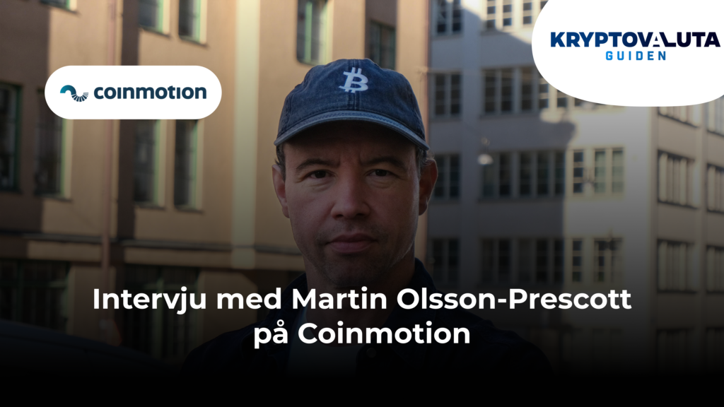 Möt Martin Olsson-Prescott - Growth & Partneransvarig på Coinmotion