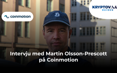 Möt Martin Olsson-Prescott – Growth & Partneransvarig på Coinmotion