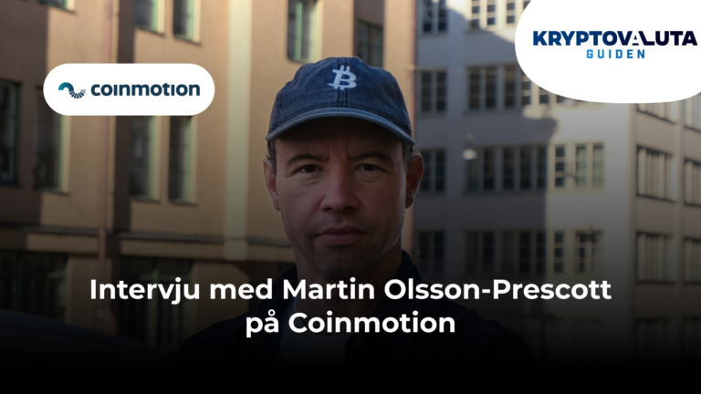 Möt Martin Olsson-Prescott – Growth & Partneransvarig på Coinmotion