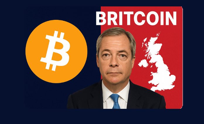 Nigel Farage investerar i noterat bitcoin treasury bolag