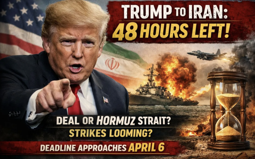 I morgon slår Trump till om inte Iran öppnar Hormuz sundet igen…