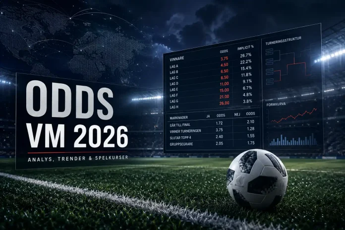 Fotbolls VM i USA 2026: Bäst odds på slutsegrare och gruppmatcherna