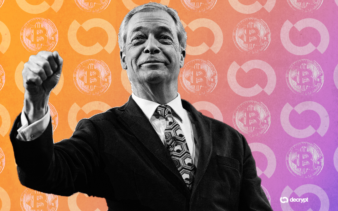 Nigel Farage i blåsväder - fick $6,7 miljoner i gåva av storägare i Tether