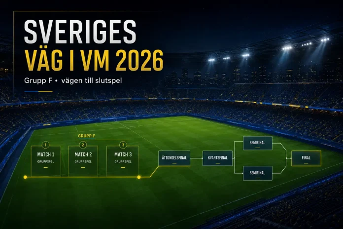 Sveriges matcher i fotbolls VM 2026 i USA: Spelschema & starttider