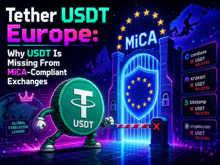 Tether struntar i MiCA & ger hela EU till USDC | Kryptovalutaguiden