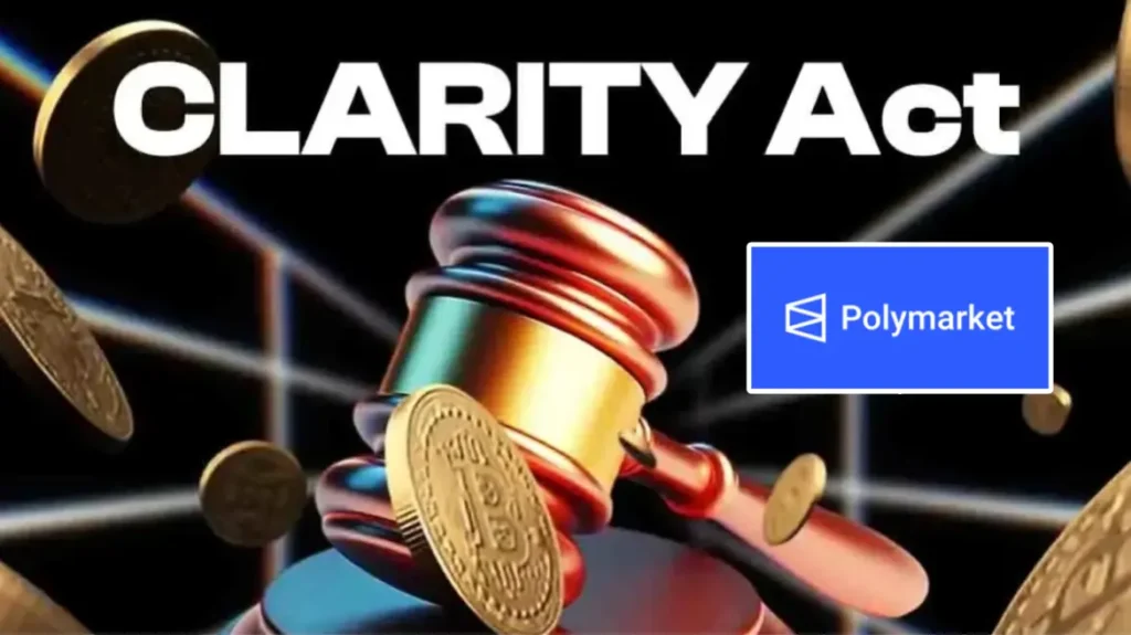 Polymarket: CLARITY Act odds för att lagen går igenom i år är 35%