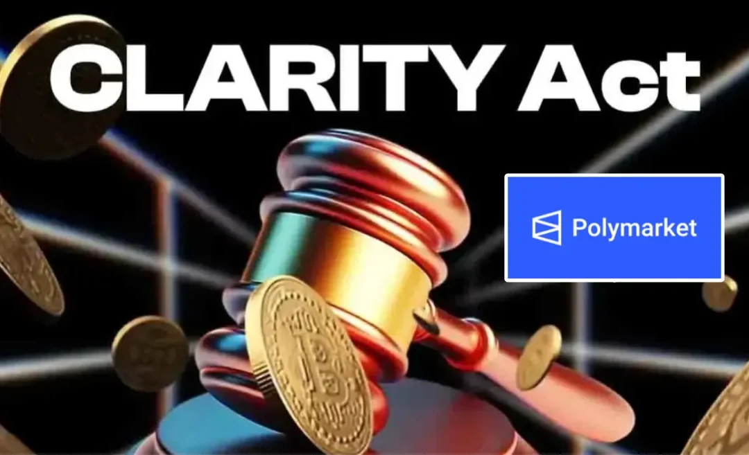 Polymarket: CLARITY Act odds för att lagen går igenom i år är 35%