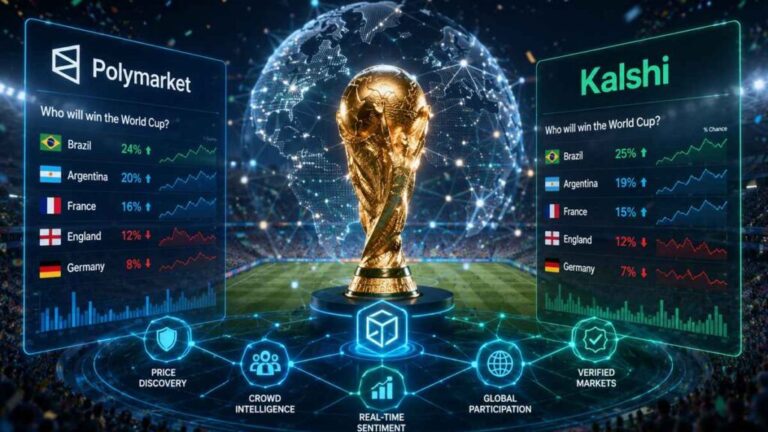 Prediction markets ökade med 75% till 44,8 miljarder dollar i Juni månad