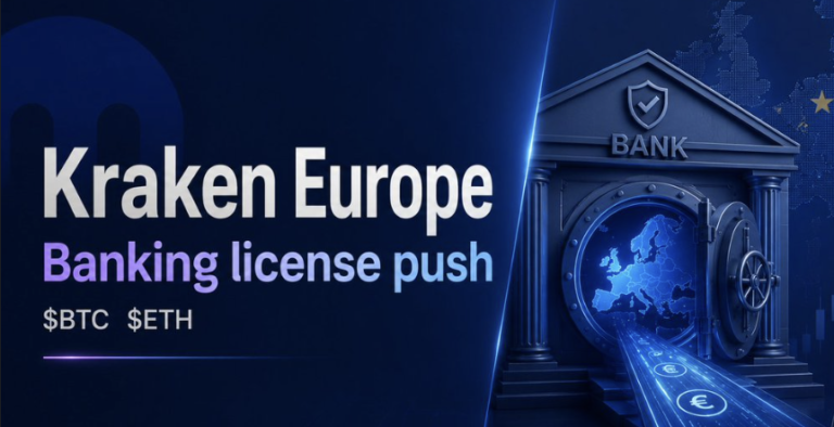 Storsatsande kryptobörsen Kraken söker banklicens i Europa