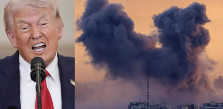 Trump hotar att bomba civila mål i Irans huvudstad Teheran
