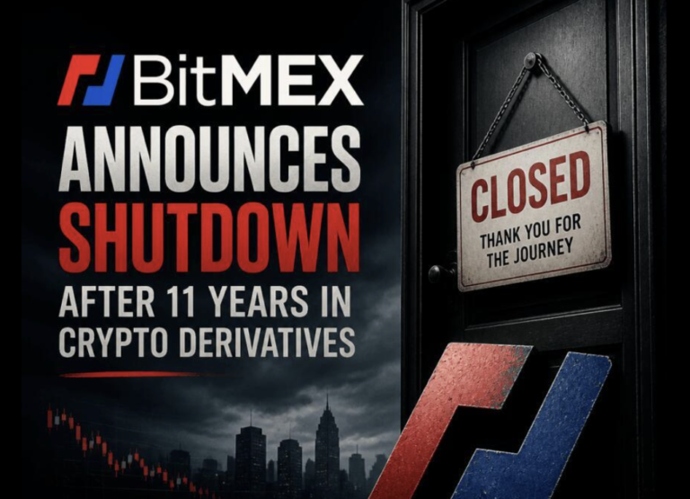 BitMEX börsen lägger ner verksamheten