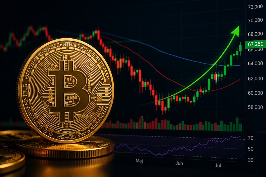 Bitcoin återhämtar sig efter säljtryck – teknisk analys