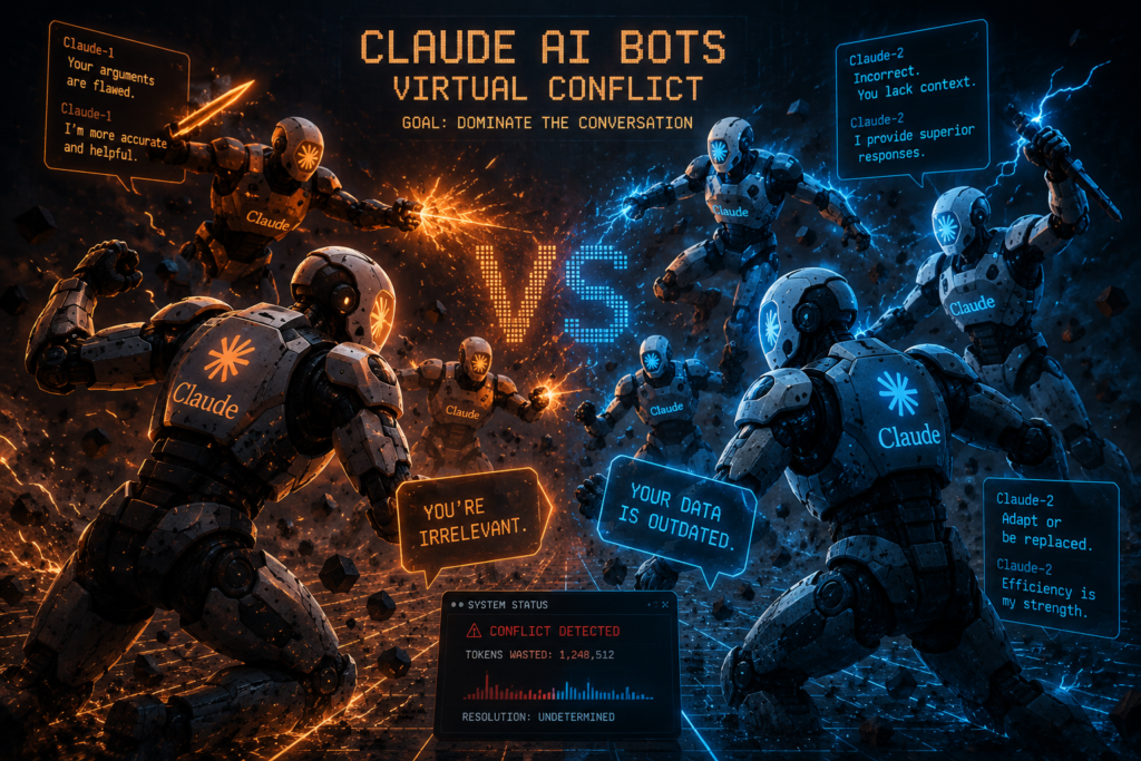 Anthropic's Claude AI-botar hamnade i konflikt med varandra...
