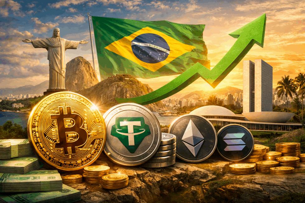Kryptoinvesteringar överträffar aktier i Brasilien, visar ny undersökning