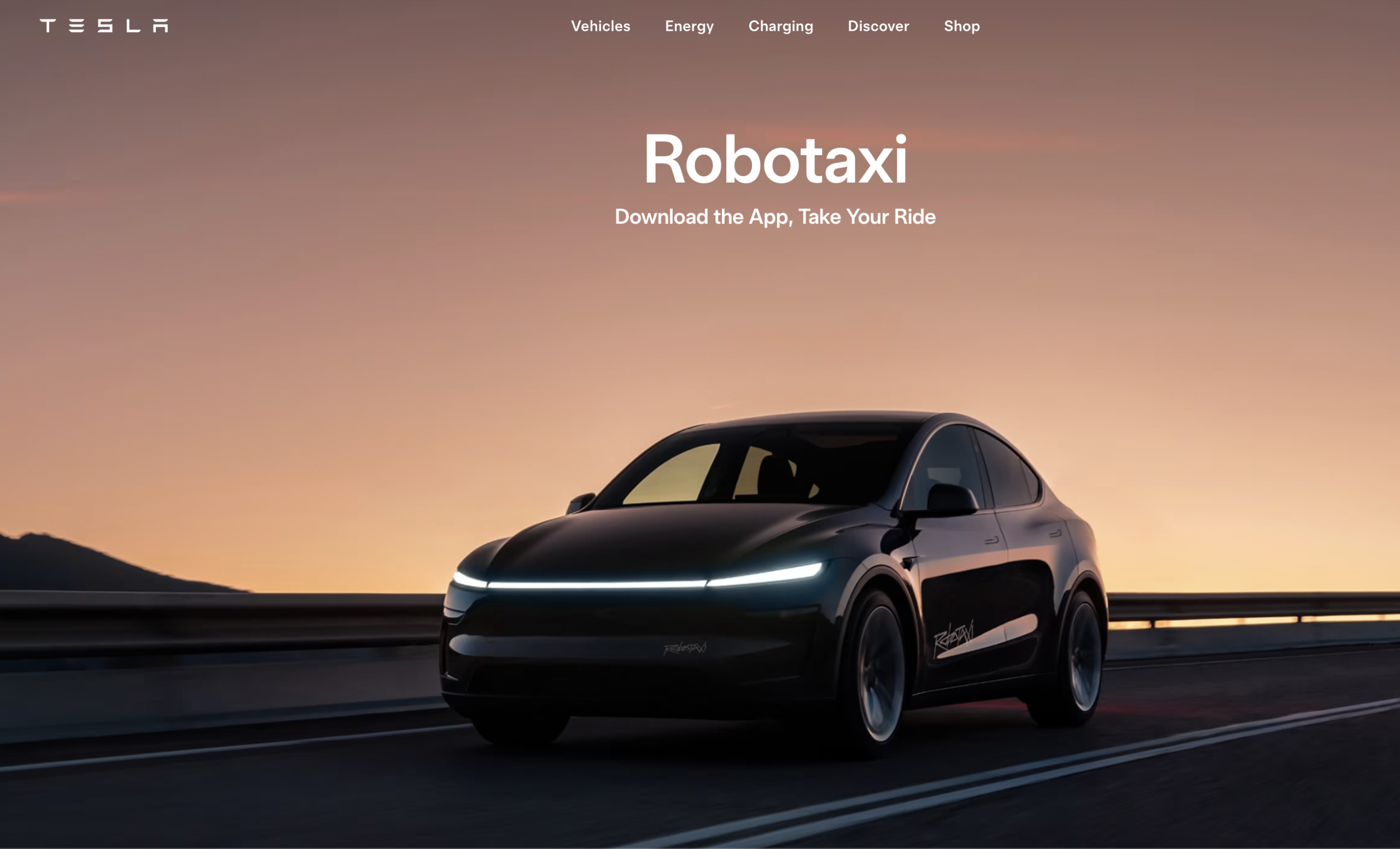 Tesla Robotaxi lanseras i Las Vegas