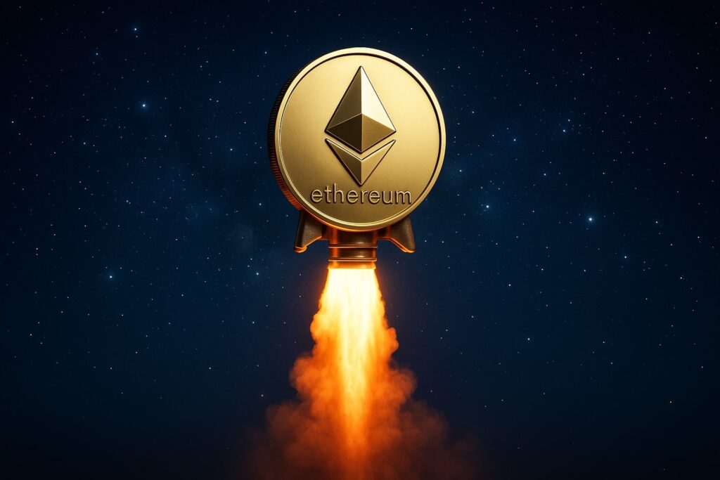 Ethereum är upp 19% på senaste dygnets plötsiga kryptohausse