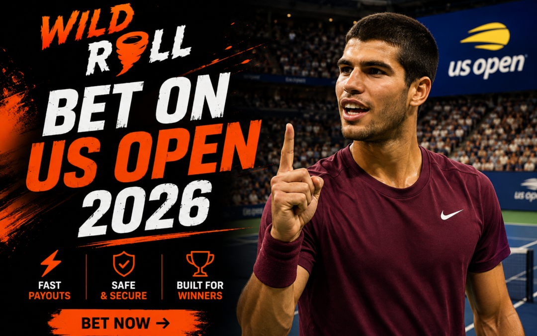 Nytt kryptocasino recenserat: spela på US Open med WildRoll
