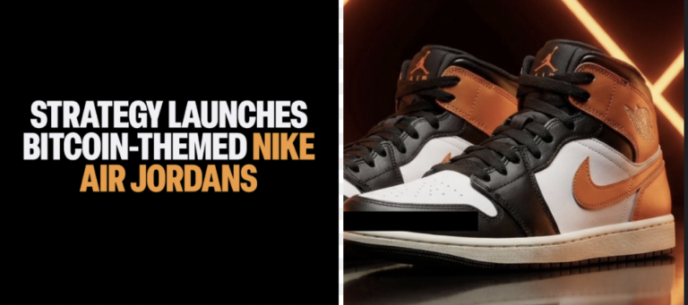 Michael Saylor’s Strategy släpper Bitcoin Jordans till priset $250