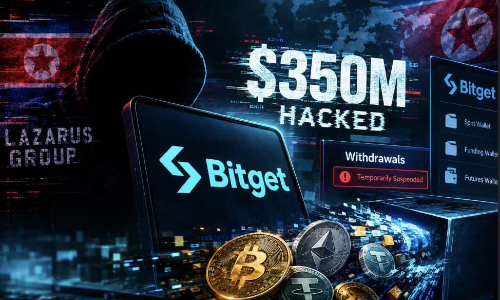Bitget hackat på 350 miljoner dollar – Lazarus Group misstänkta