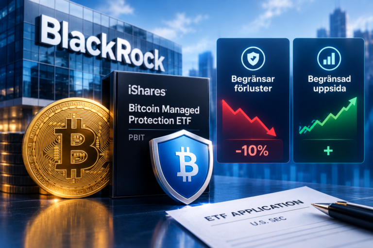 Blackrock vill lansera Bitcoin-ETF som ska begränsa förluster