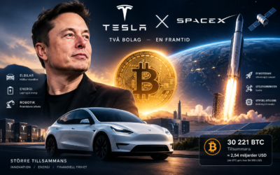 En Tesla och SpaceX fusion skulle skapa en bitcoin-jätte med 30 221 BTC