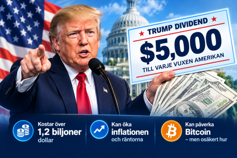 Trump lovar $5000 till alla amerikaner för vinst i mellanårsvalet
