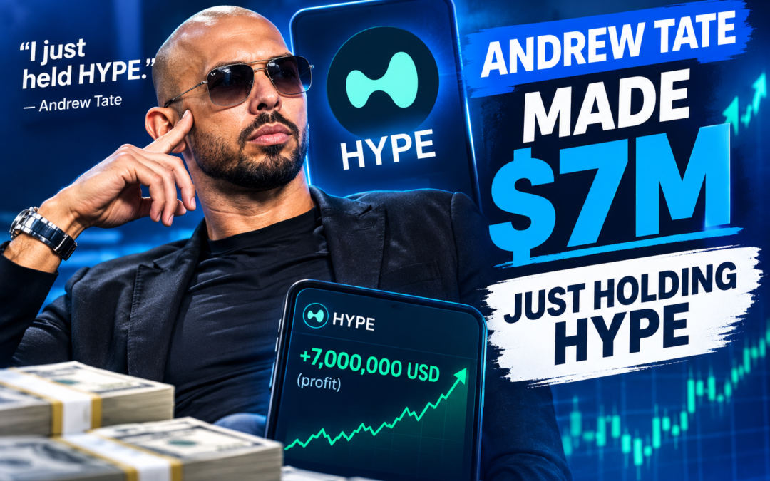 Andrew Tate har tjänat över 7 miljoner dollar på HYPE
