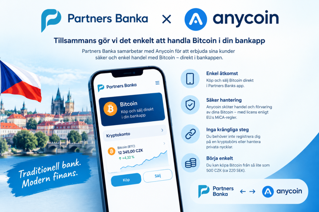 Partners Bank x Anycoin