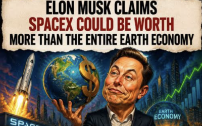 Elon Musk tror att SpaceX kan bli värt mer än hela världsekonomin