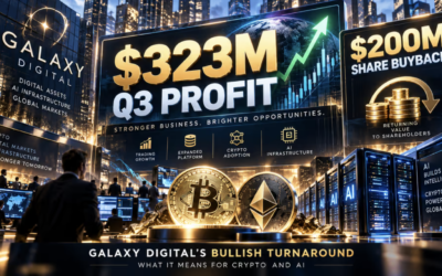 Galaxy Digital Q3 Rapport visar vinst på $323 miljoner och aktien rusar