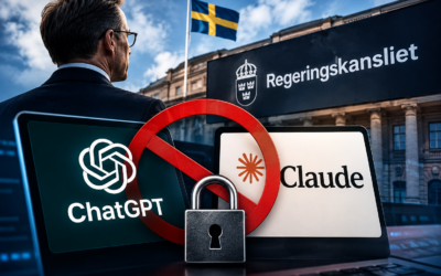 Regeringskansliet spärrar Chat GPT och Claude