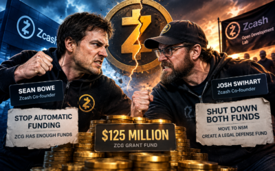 Zcash-grundare i öppet bråk om fond värd 125 miljoner dollar