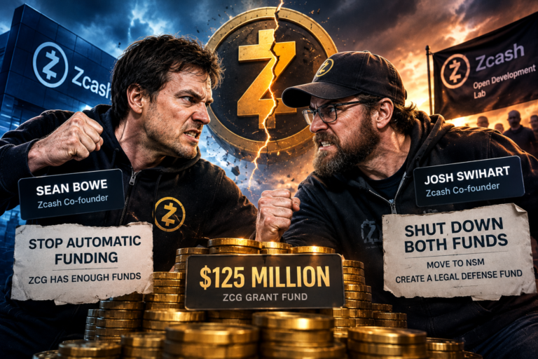 Zcash-grundare i öppet bråk om fond värd 125 miljoner dollar